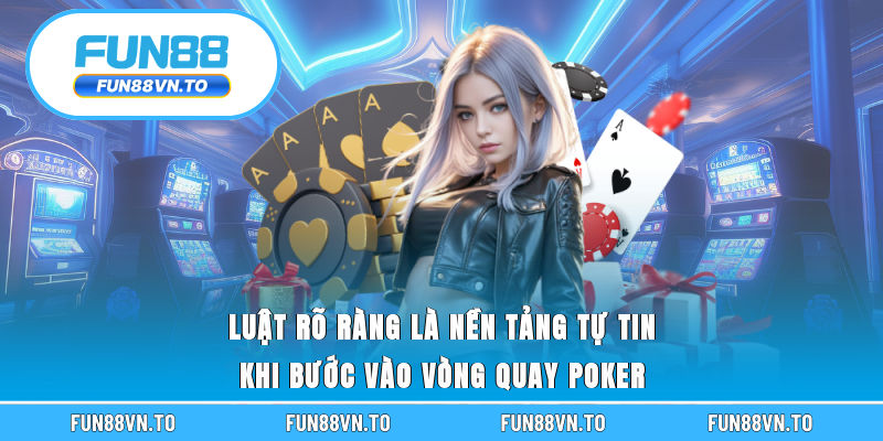 Luật rõ ràng là nền tảng tự tin khi bước vào vòng quay poker